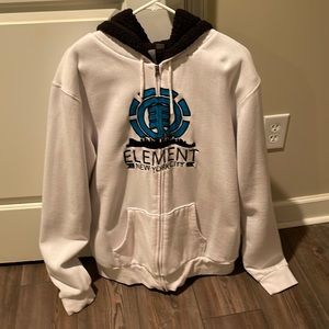 Element sweatshirt with sherpa black lining